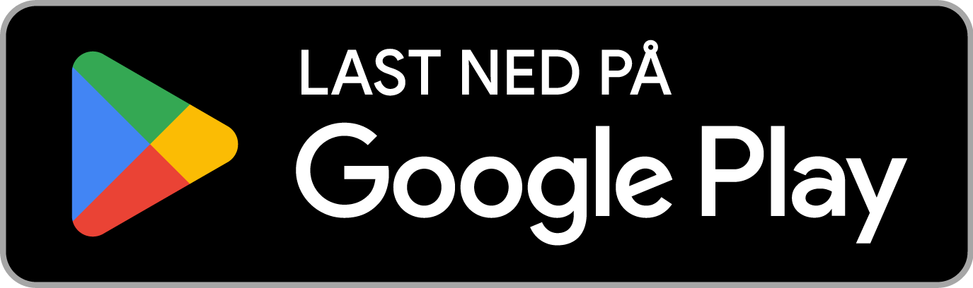 Last ned på Google Play - svart ikon